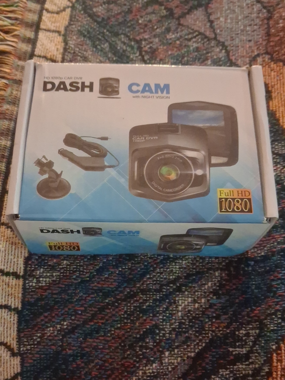 Full HD 1080p Dash Cam with Night Vision - Black